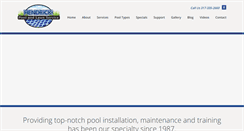 Desktop Screenshot of hendrickpool.com